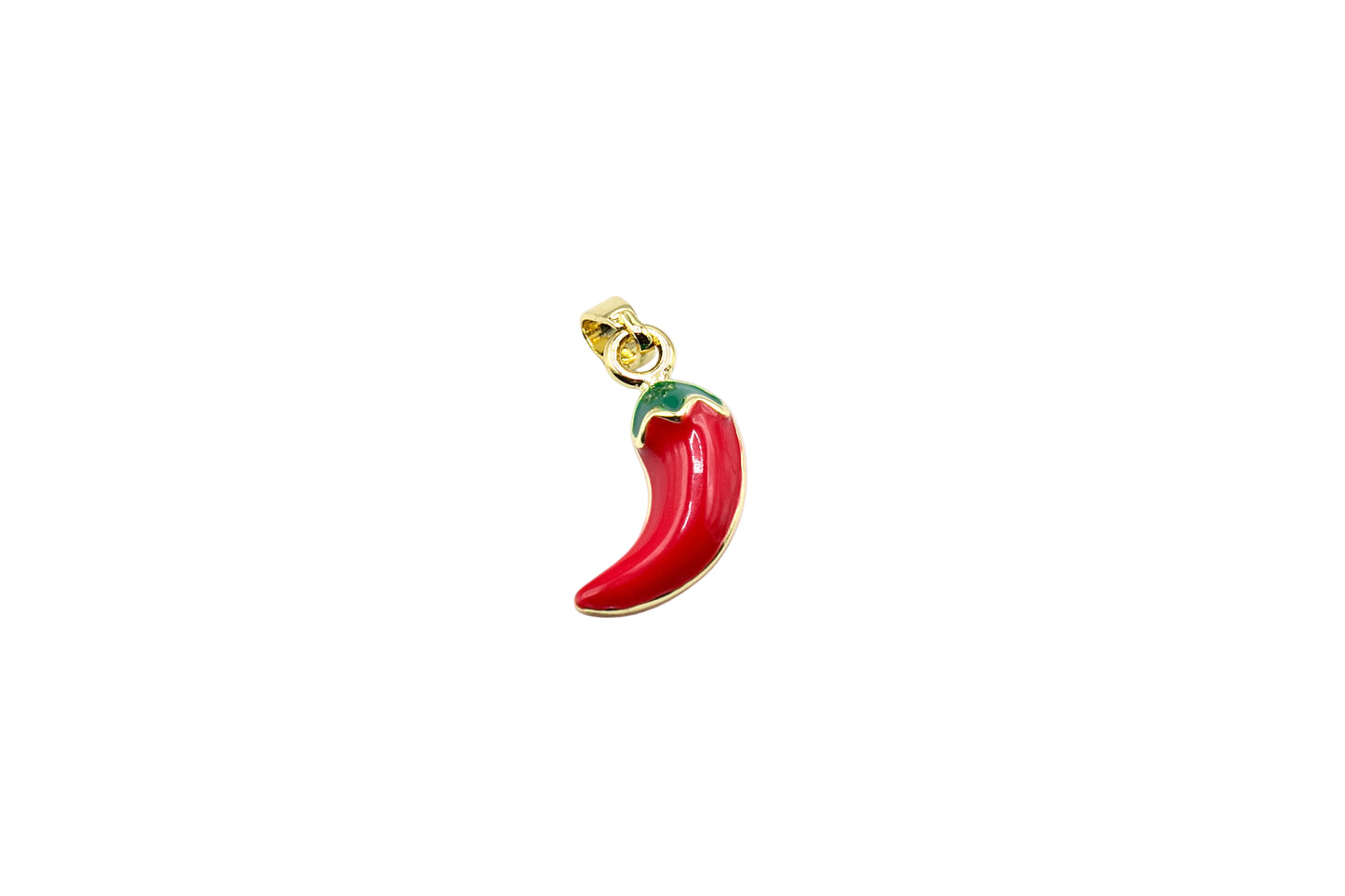 Red Chili Pepper Charm Pendant | 18K Gold-Filled