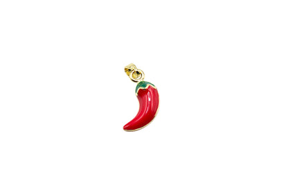 Red Chili Pepper Charm Pendant | 18K Gold-Filled