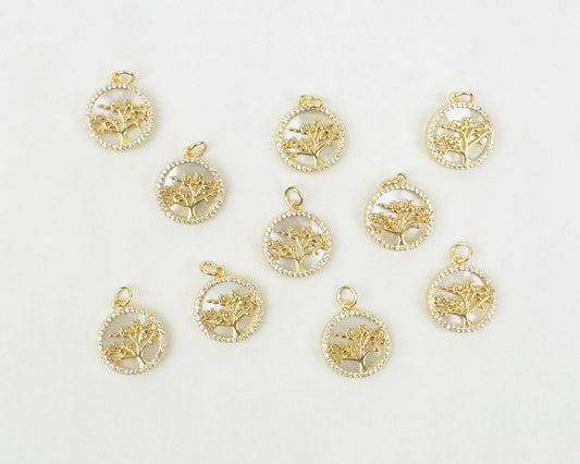 Style 115 - 18K Gold Filled Small Tree of Life Charm