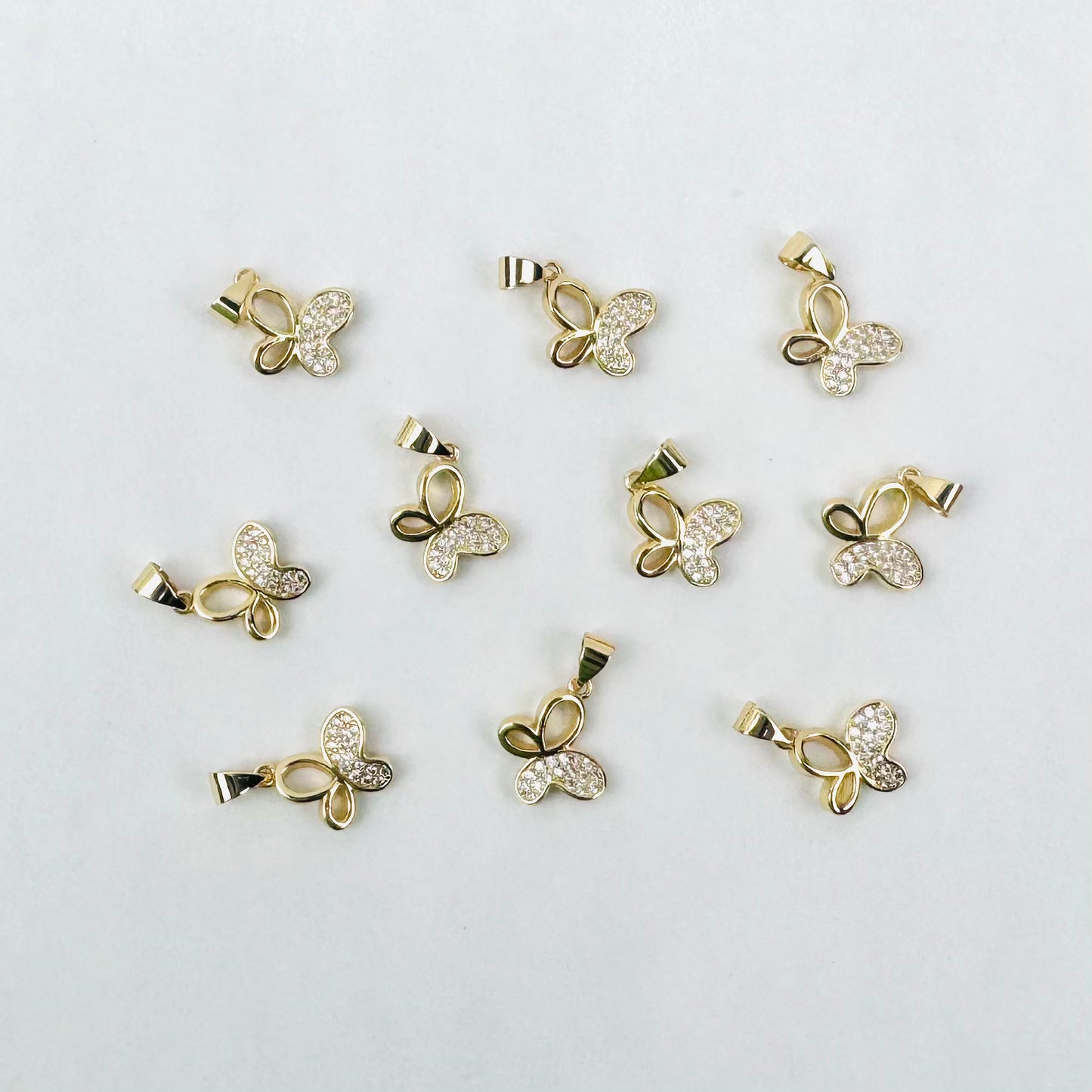 Style 42 - 18K Gold Filled Butterfly Charm