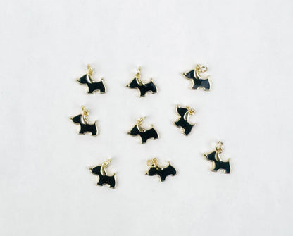 Style 6 - 18K Gold Filled Dog Charm