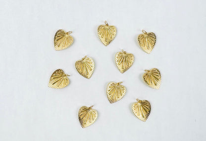 Style 23 - 18K Gold Filled Leaf Charm