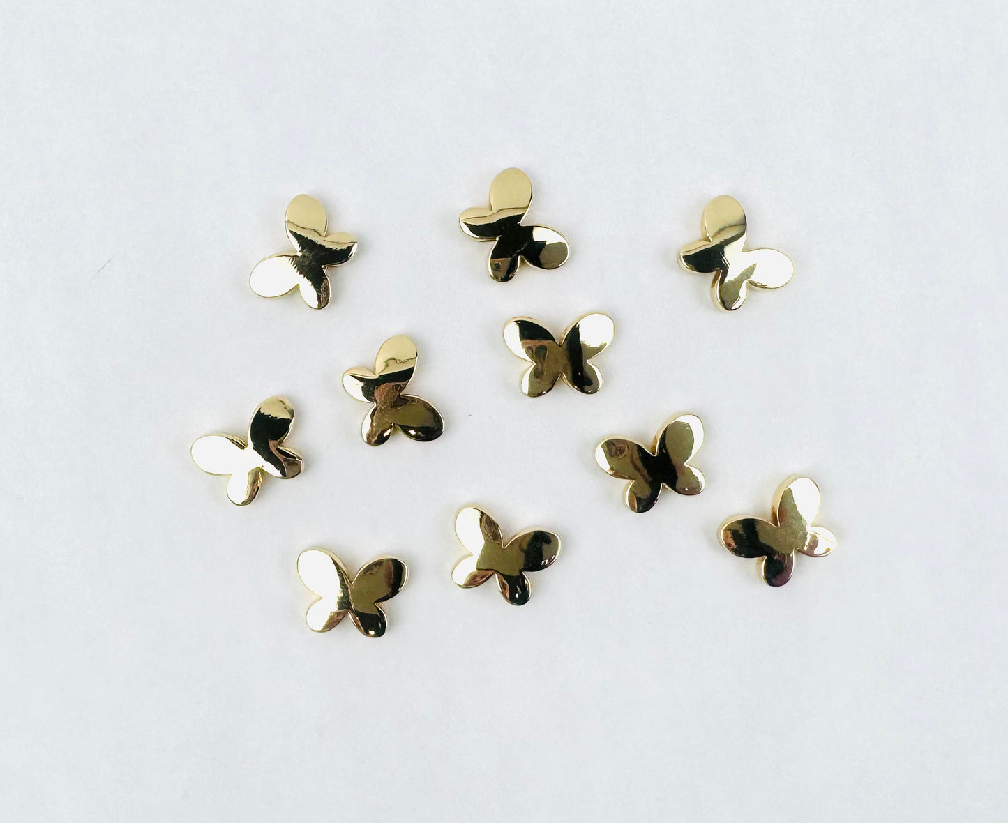 Style 57 - 18K Gold Filled Butterfly Bead Charm