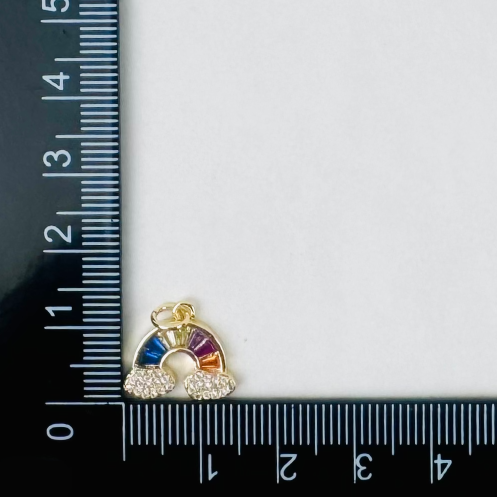 Style 44 - 18K Gold Filled Rainbow Charm