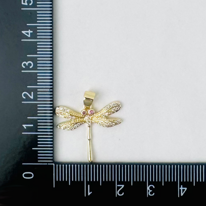 Style 19 - 18K Gold Filled Dragonfly Charm