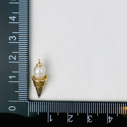 Style 113 - 18K Gold Filled Ice Cream Cone Charm