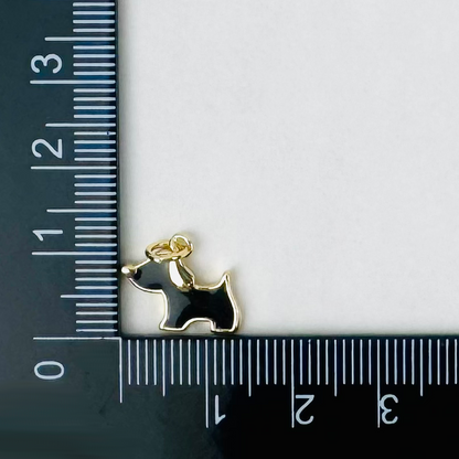 Style 6 - 18K Gold Filled Dog Charm