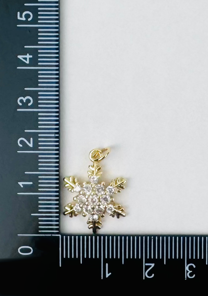 Style 41 - 18K Gold Filled Snowflake Charm