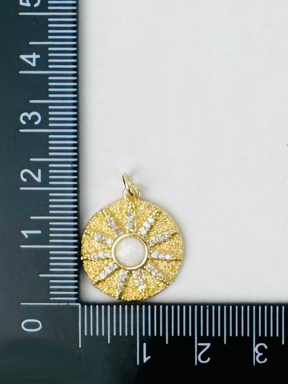 Style 8 - 18K Gold Filled Sun Charm