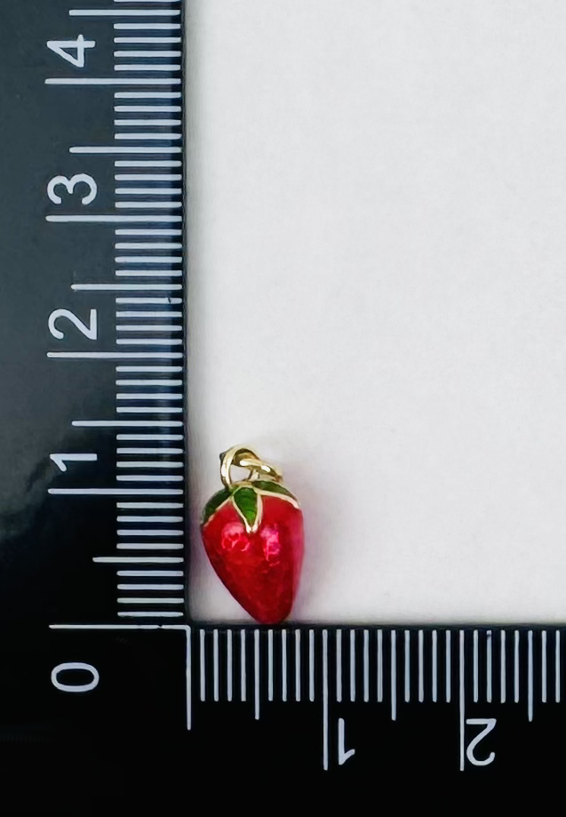 Style 12 - 18K Gold Filled Strawberry Charm