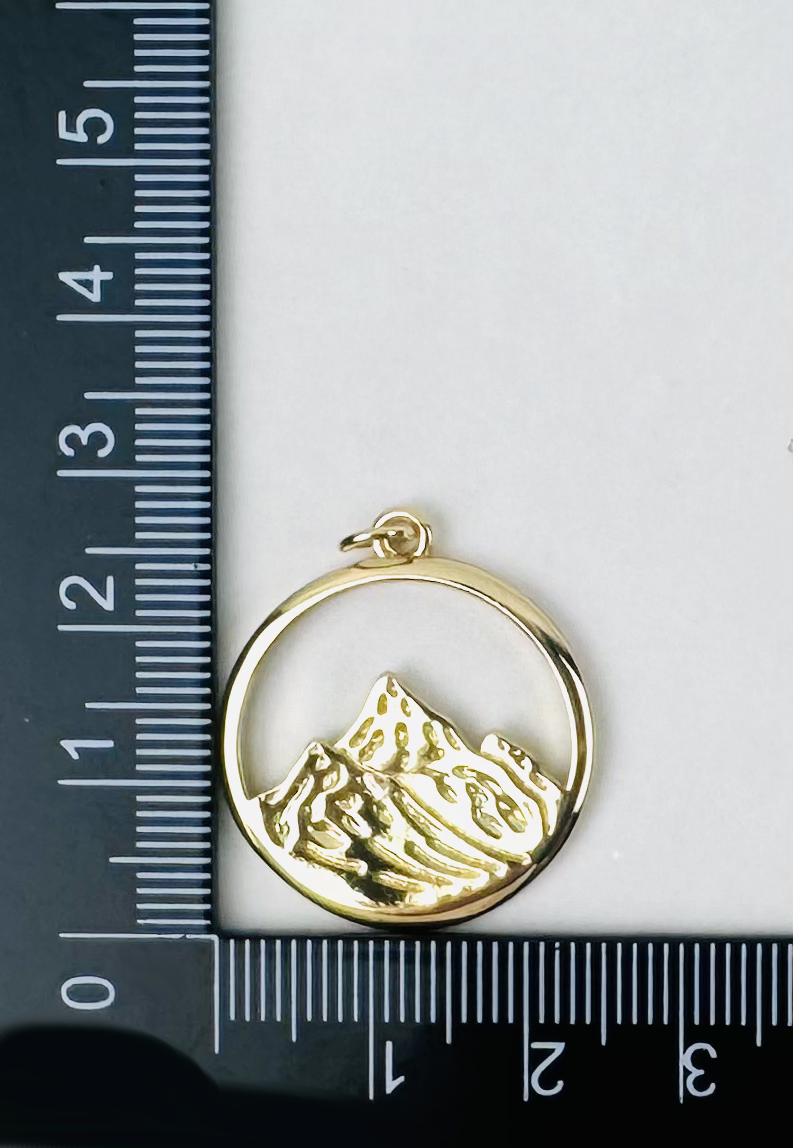 Style 116 - 18K Gold Filled Mountain Charm