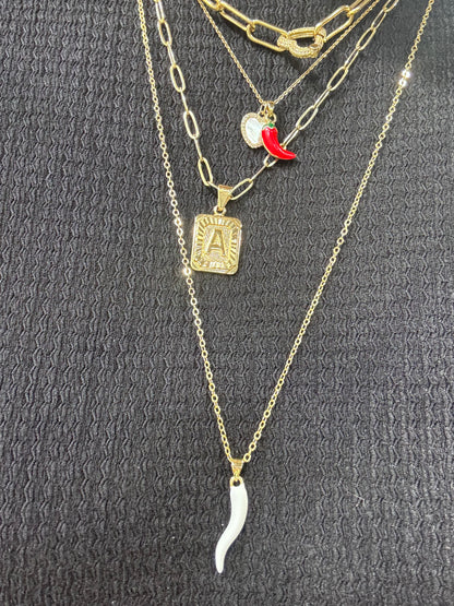 Italian Horn Large Chili Pepper Charm Pendant| 18K Gold-Filled