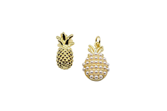Pineapple Charm Pendant | 18K Gold-Filled