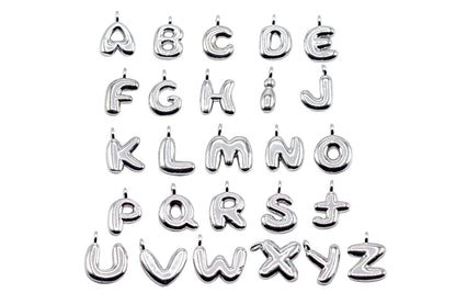 Bubble Initial Charm A–Z | 18K Gold-Filled & Silver