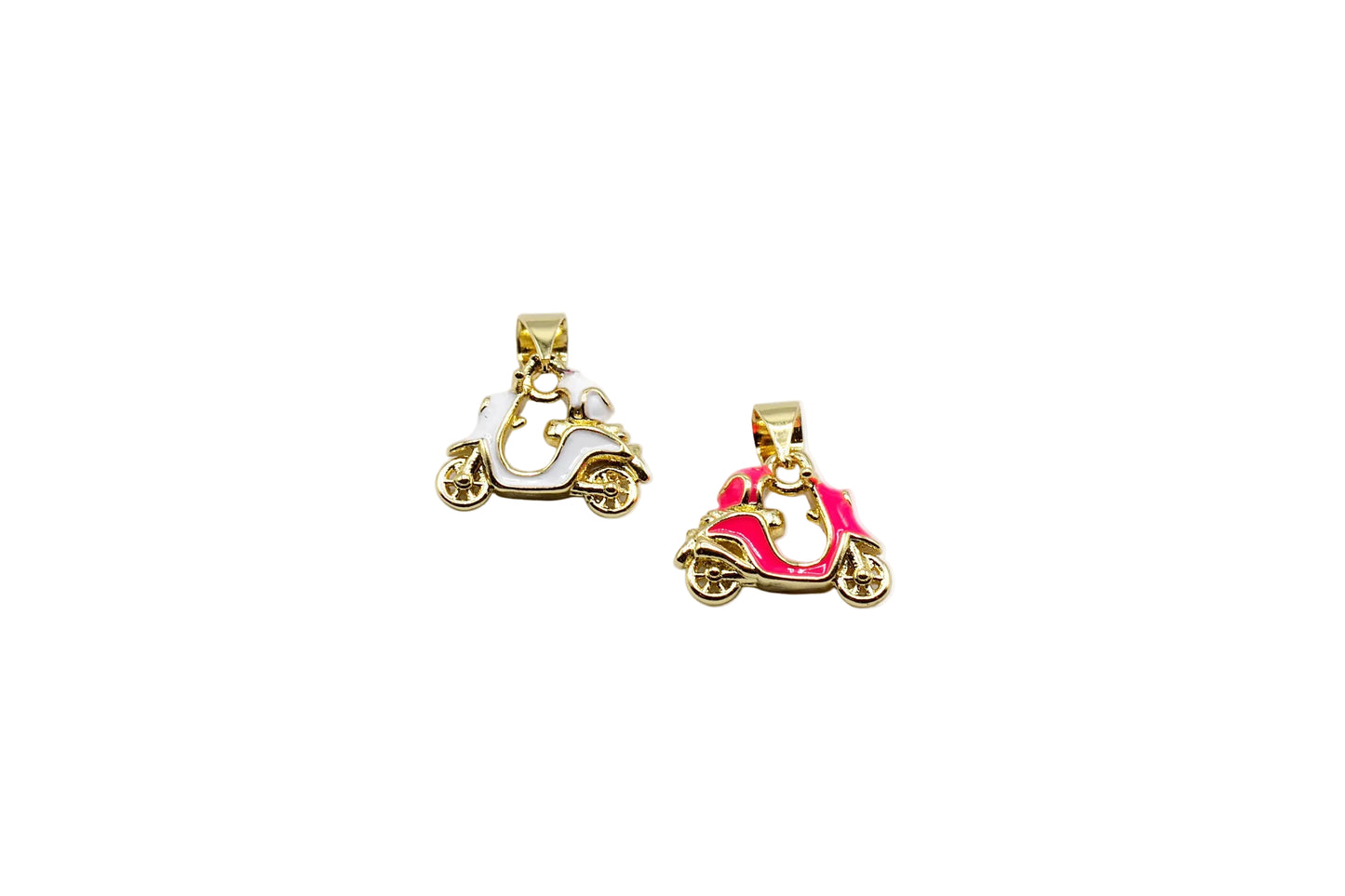 Vespa Scooter Charm Pendant | 18K Gold-Filled