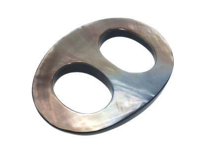 Paua Shell Scarf Ring - Large