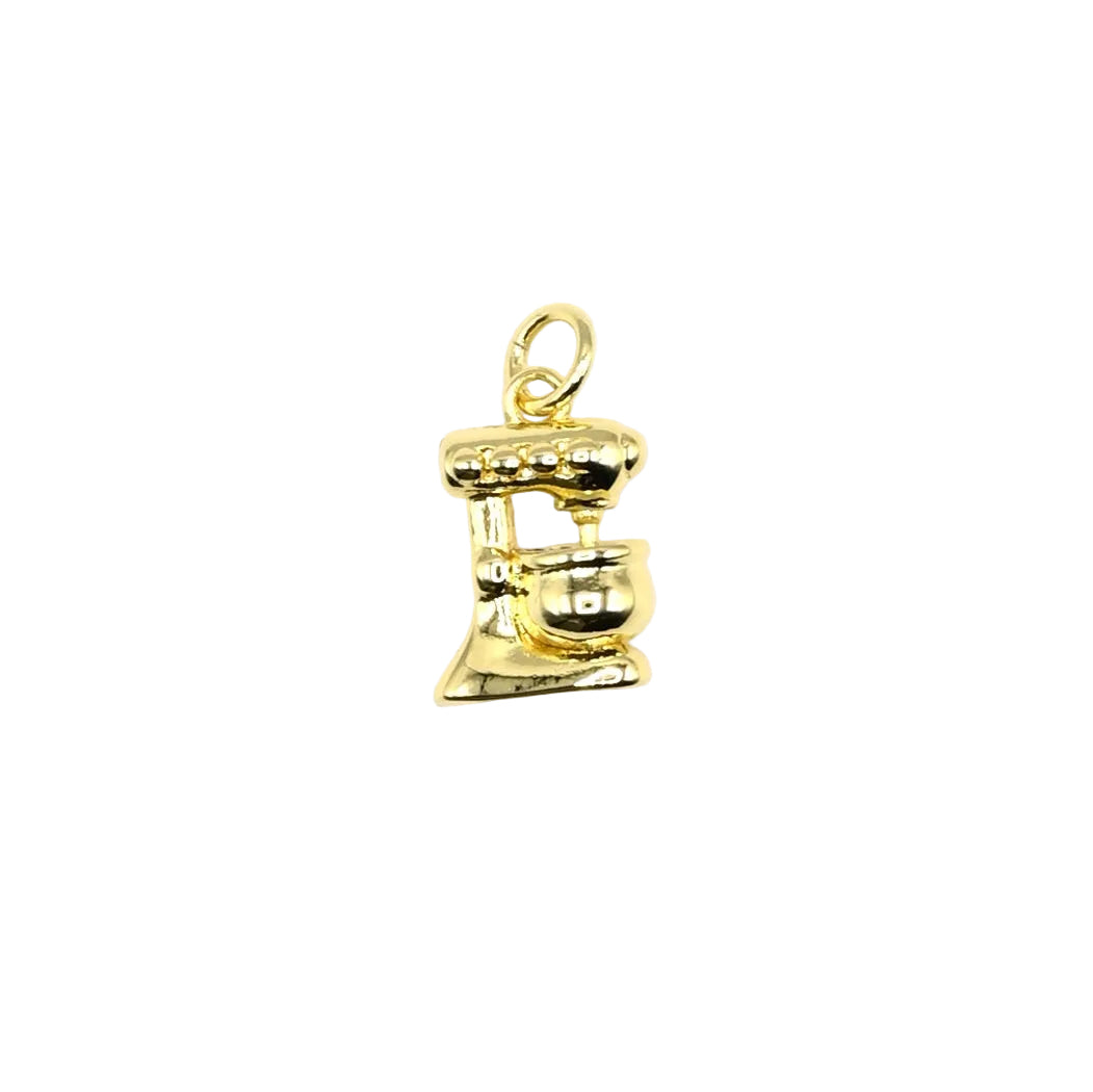 Baker Mixer Charm Pendant | 18K Gold-Filled