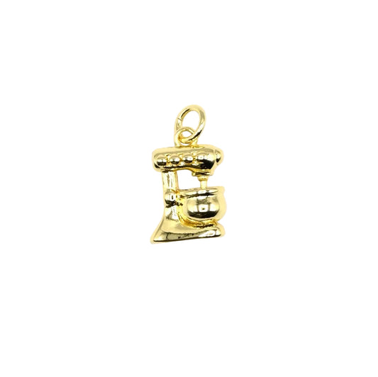 Baker Mixer Charm Pendant | 18K Gold-Filled