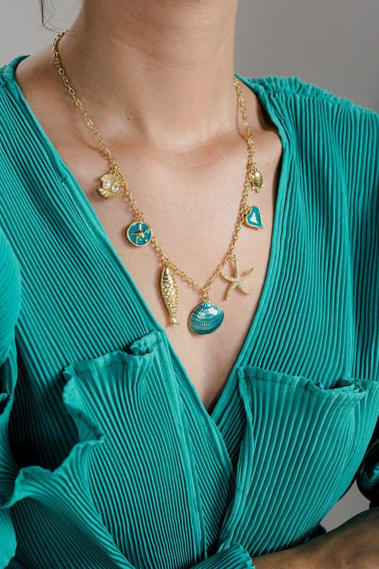 Serafina Oval Link Necklace | 18K Gold-Filled & Silver