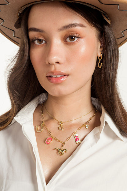 Lucky Horseshoe Charm | 18K Gold-Filled & Silver Plated