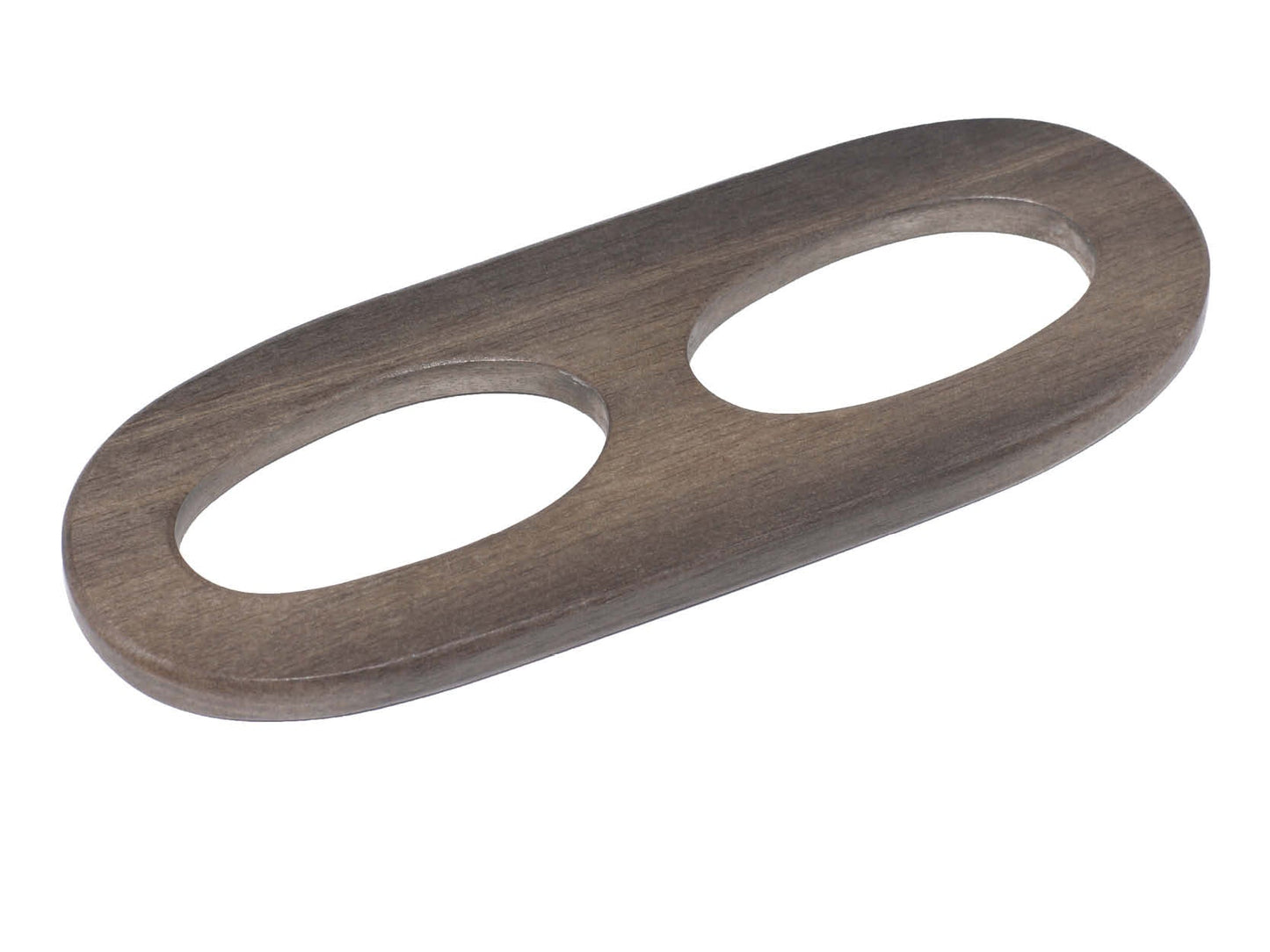 Grey Wood Scarf Ring - X Large