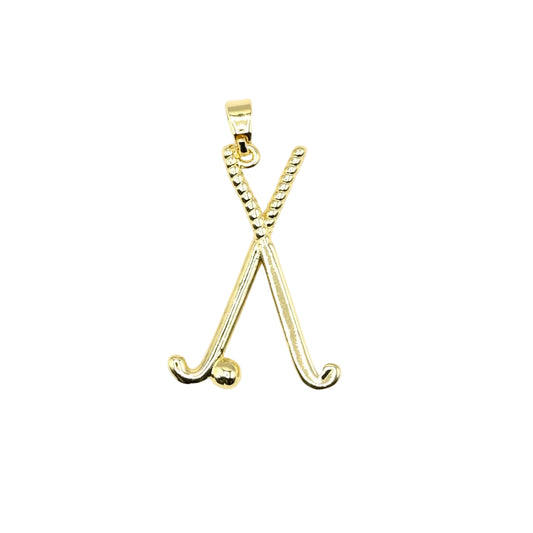 Golf Club Charm Pendant | 18K Gold-Filled
