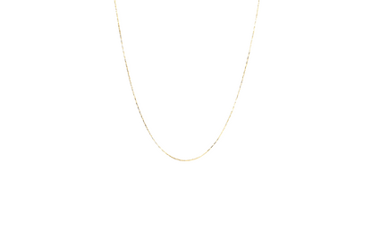 Flat Elongated Link Necklace