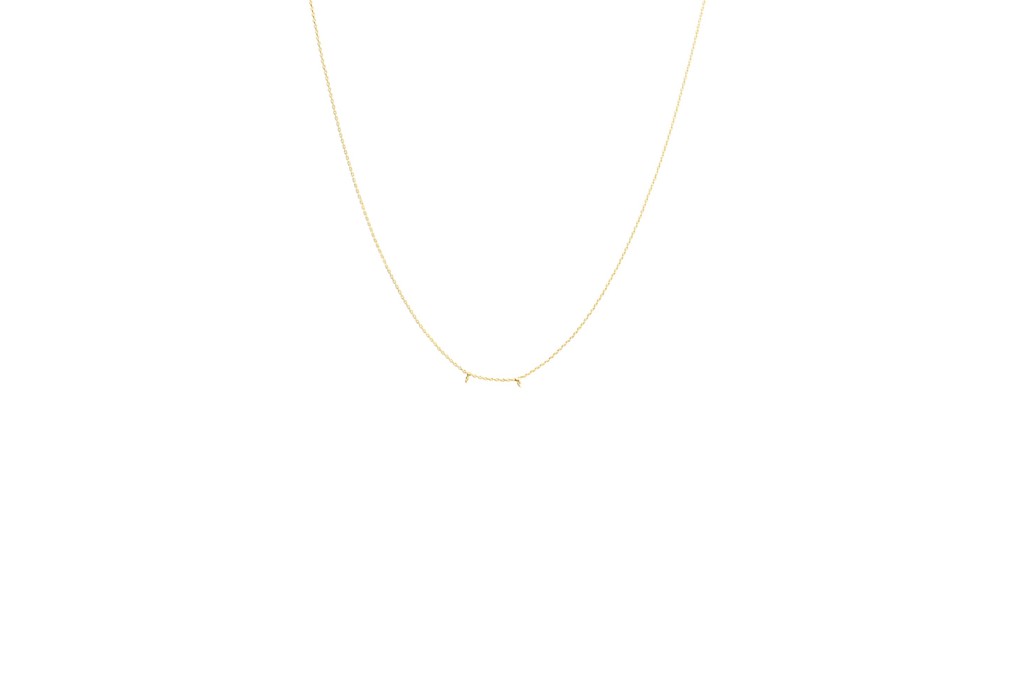 Minimalist Charm Ring Chain Necklace