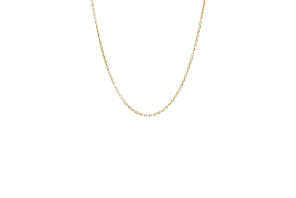 Oval Lined Link Necklace