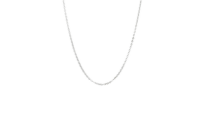 Oval Lined Link Necklace