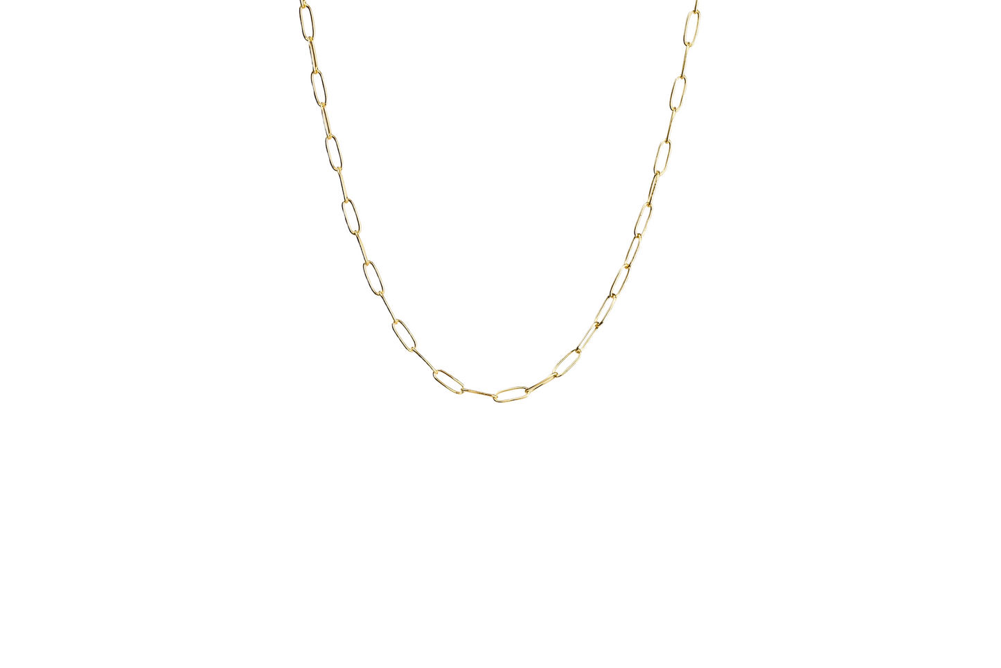 Oval Paperclip Chain