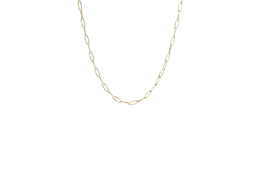 Monarch Link Paperclip Necklace | 18K Gold-Filled