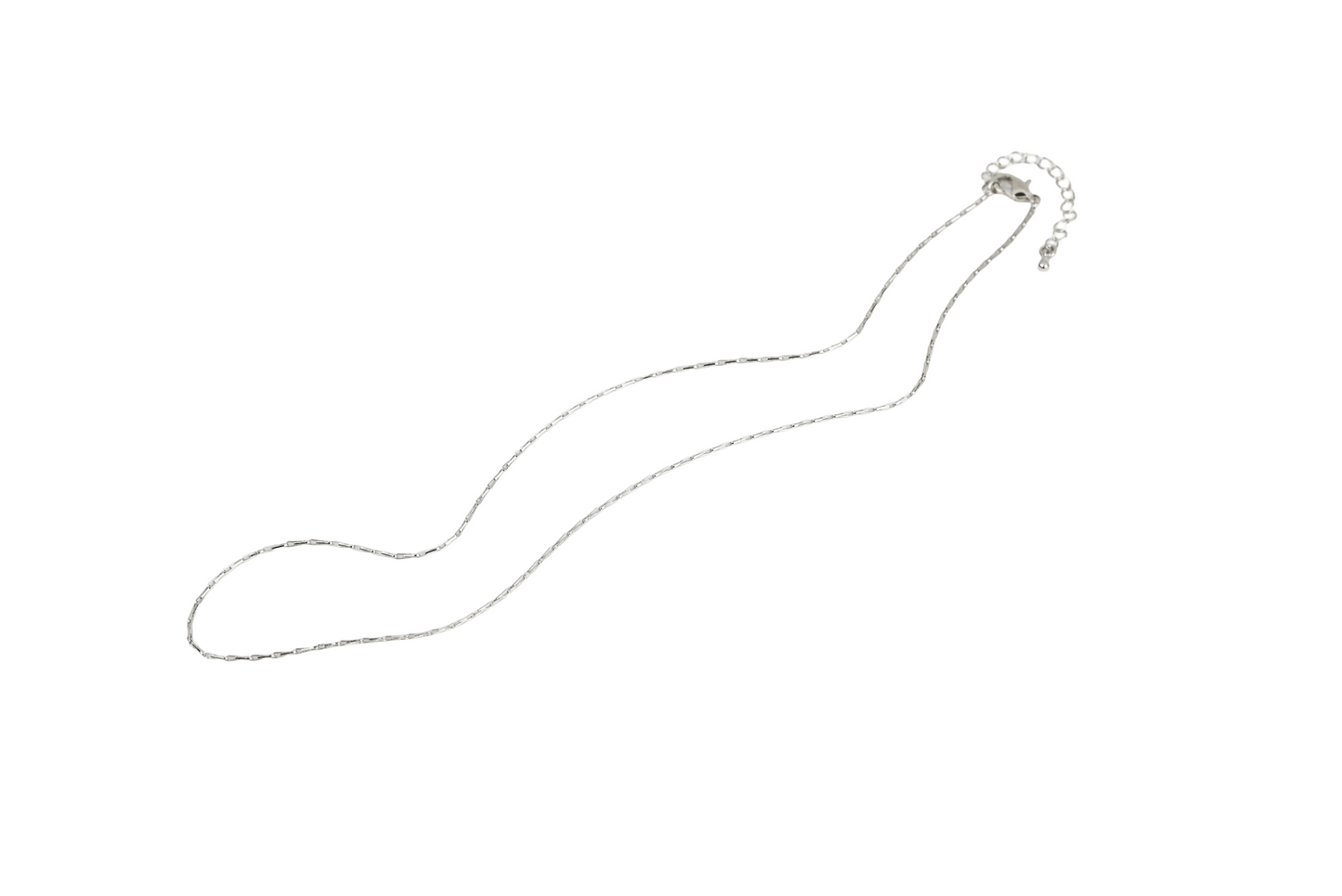 Flat Elongated Link Necklace