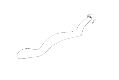 Flat Elongated Link Necklace