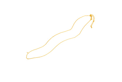 Minimalist Charm Ring Chain Necklace