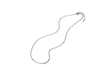 Oval Lined Link Necklace