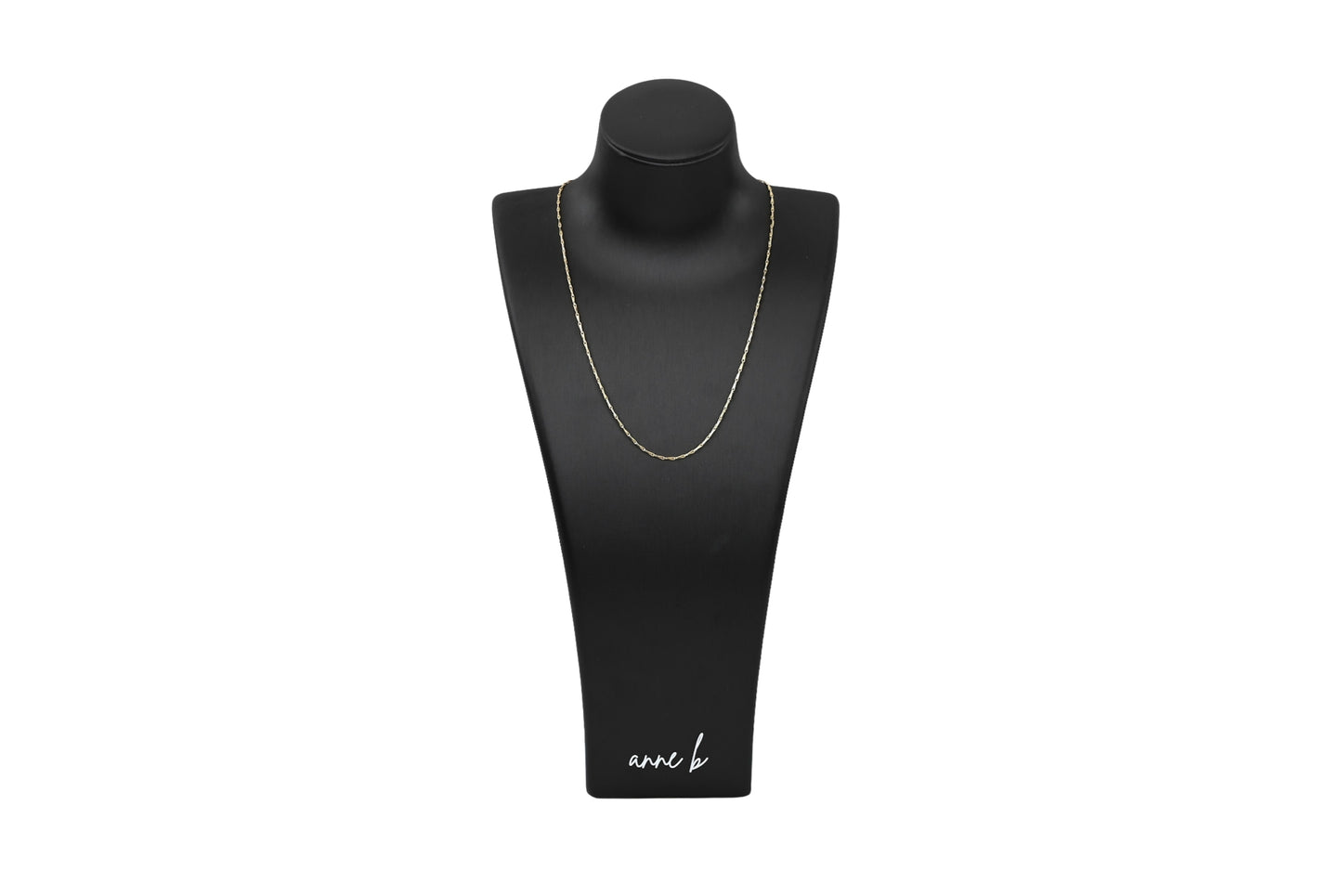 Flat Elongated Link Necklace