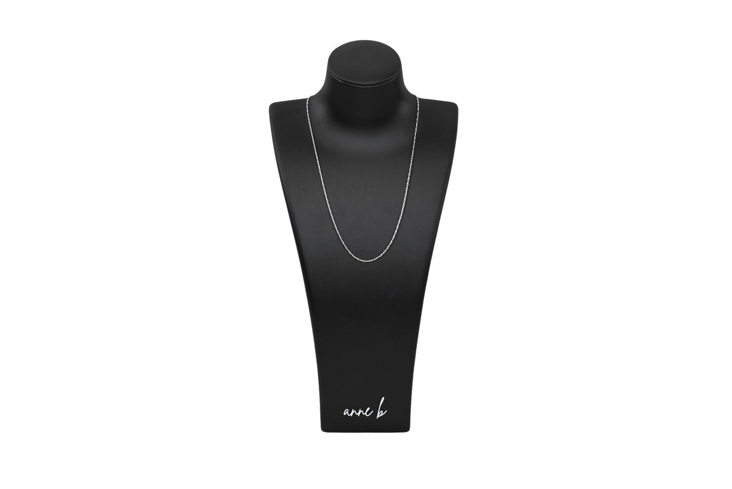 Flat Elongated Link Necklace