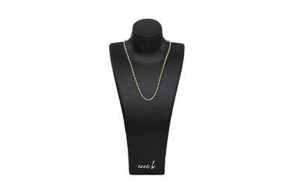 Oval Lined Link Necklace