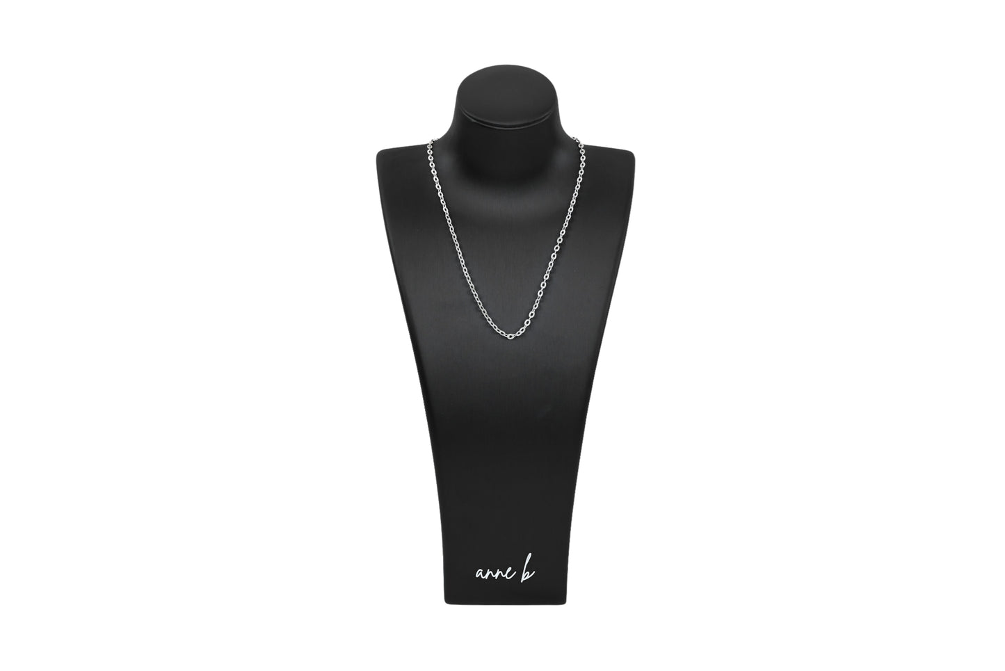 Oval Lined Link Necklace