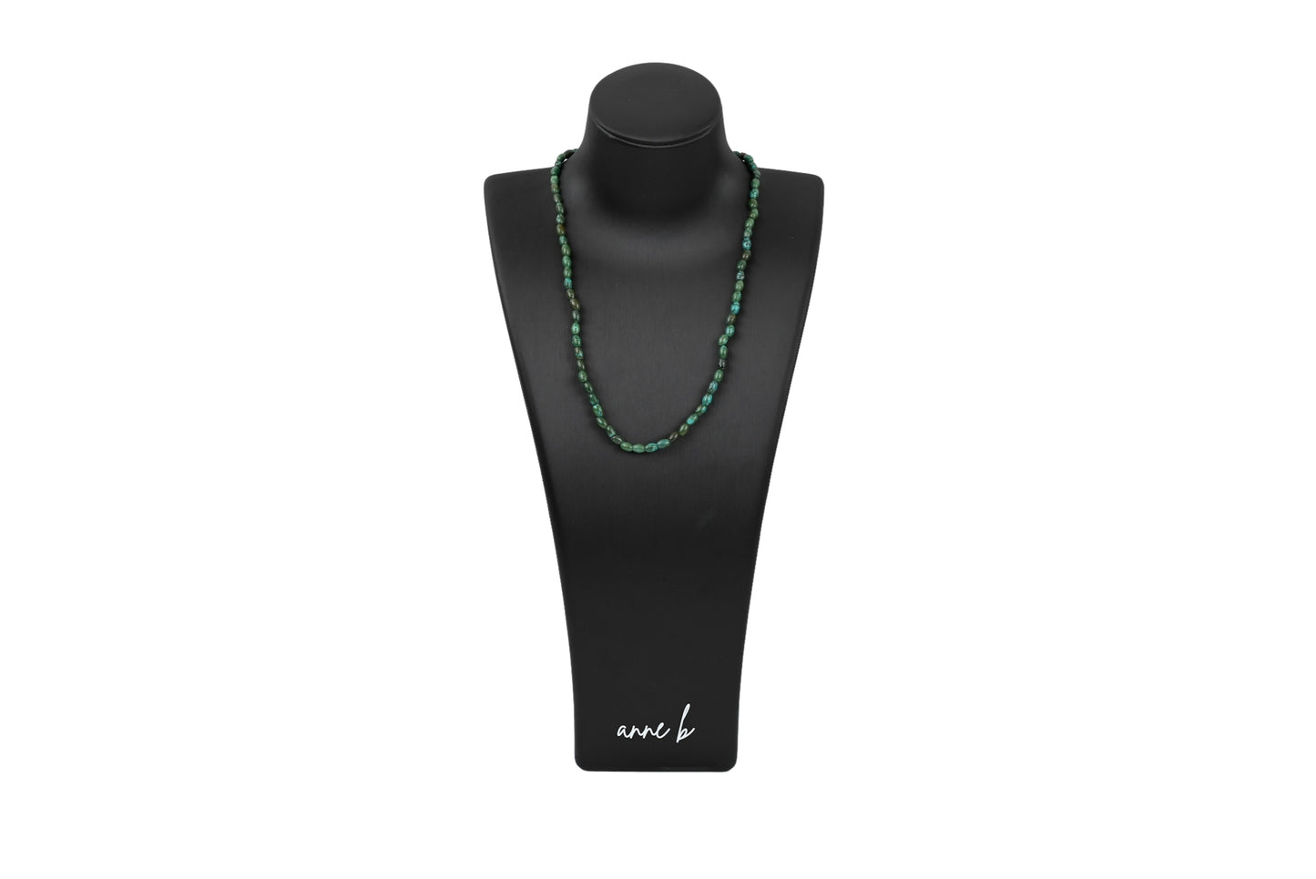 Oval Turquoise Beaded Necklace