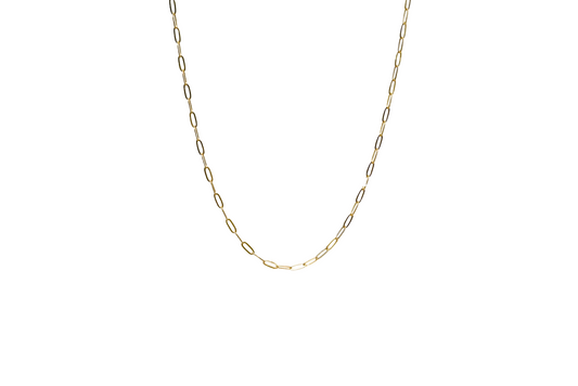 Amora Paperclip Link Chain| 18K Gold-Filled & Silver