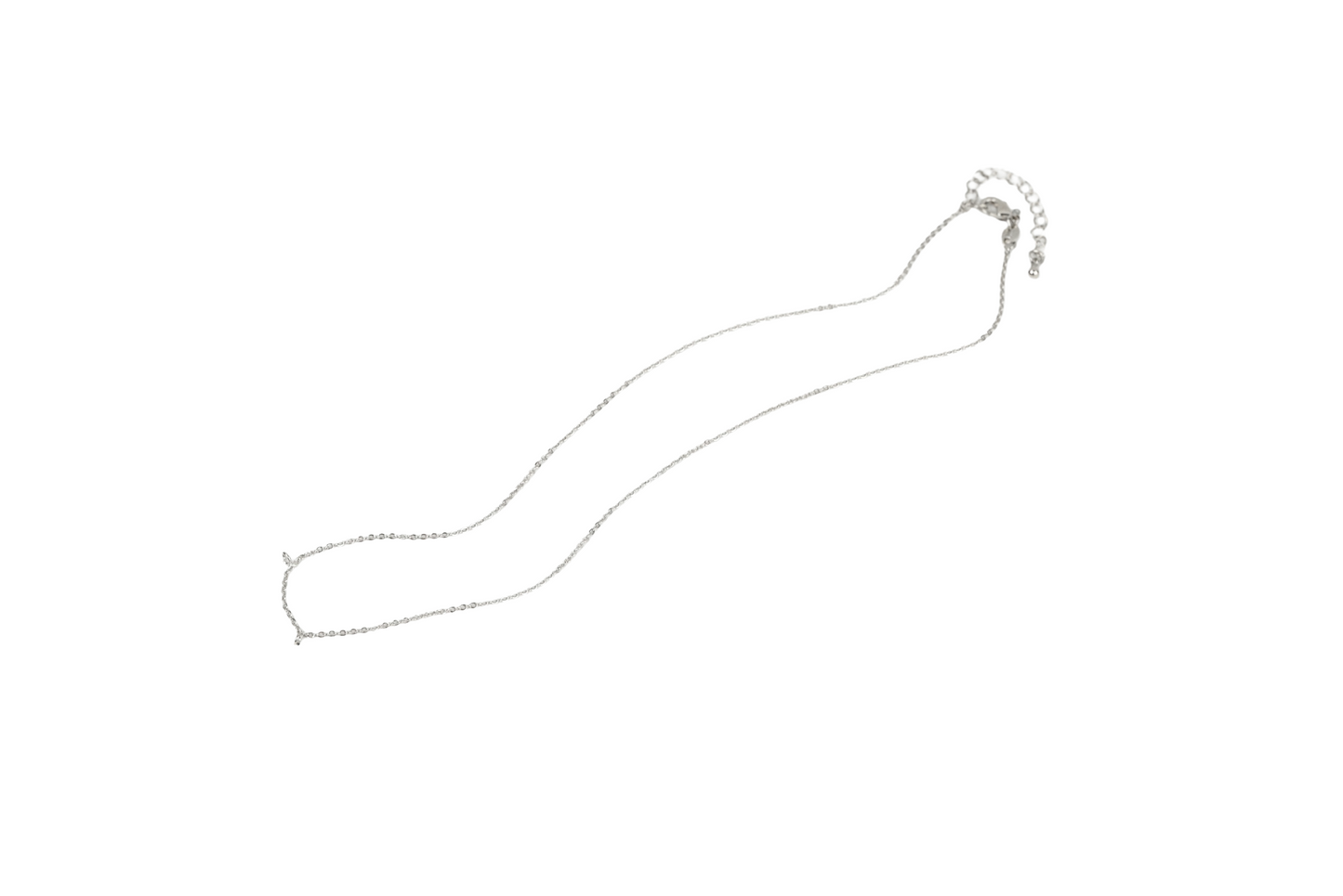 Minimalist Charm Ring Chain Necklace