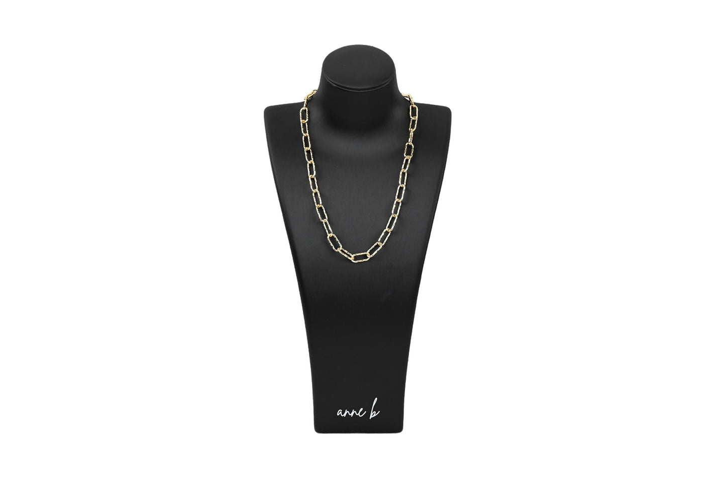 Chunky Oval Textured Rounded Chain