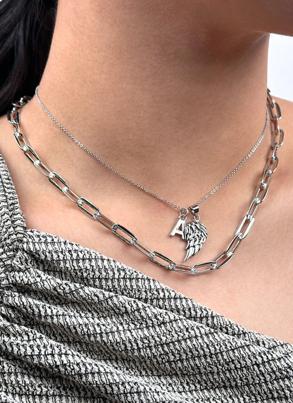 Angel Wing Charm Pendant | 18K Gold-Filled & Silver