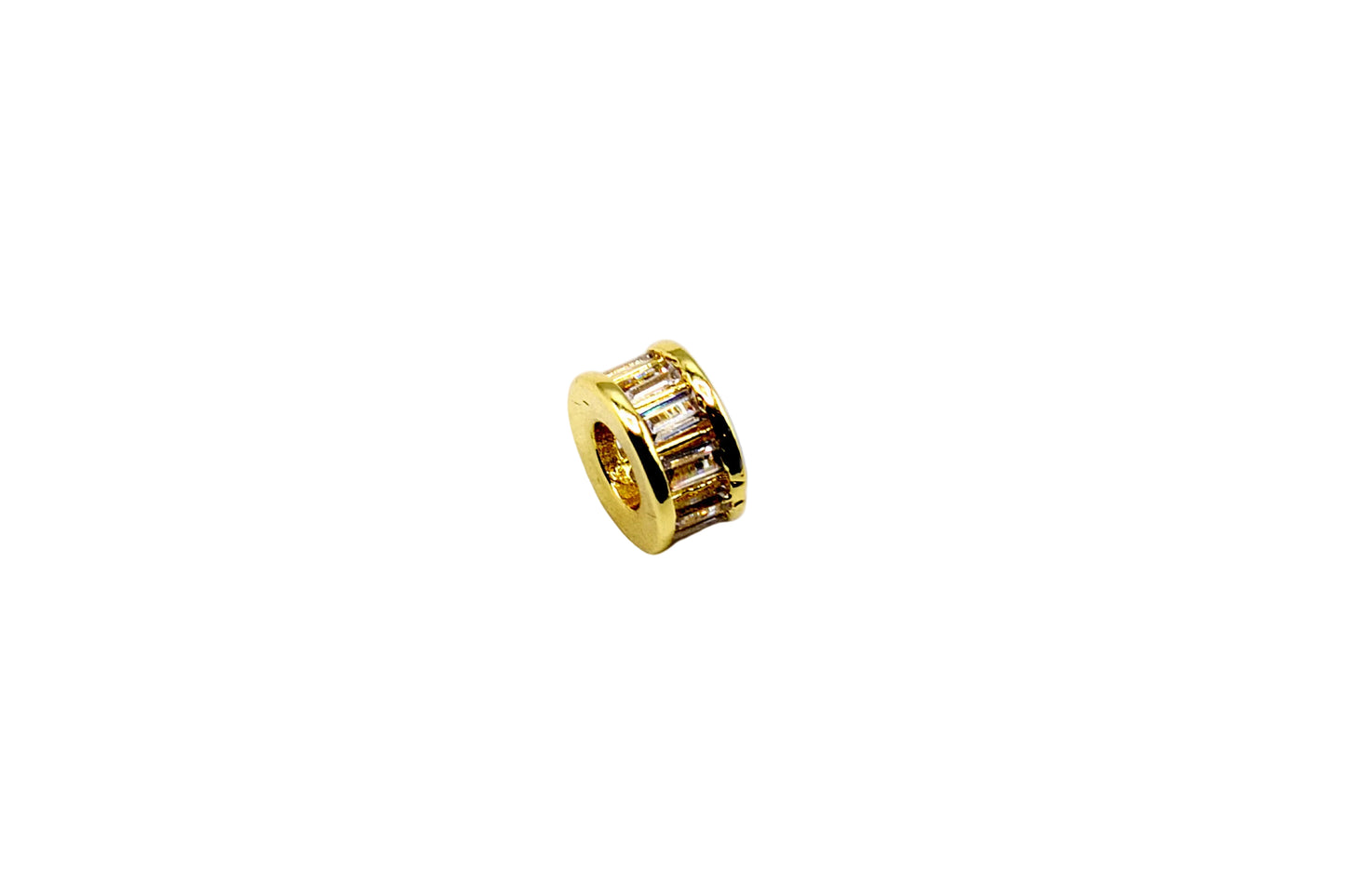 Baguette Spacer Charm | 18K Gold-Filled & Silver